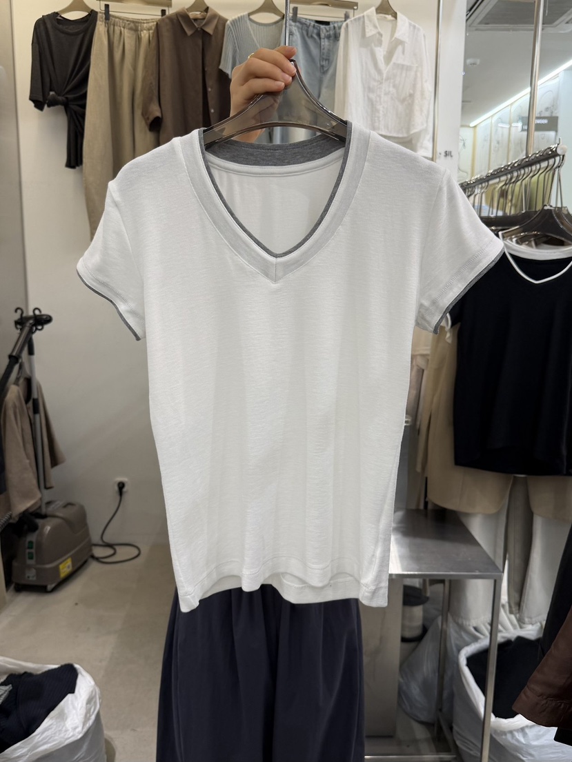 THE SIL韓國東大門直郵女士新款職業26春夏時尚26夏季T恤THE SIL/1 2ILLYT恤圖色3