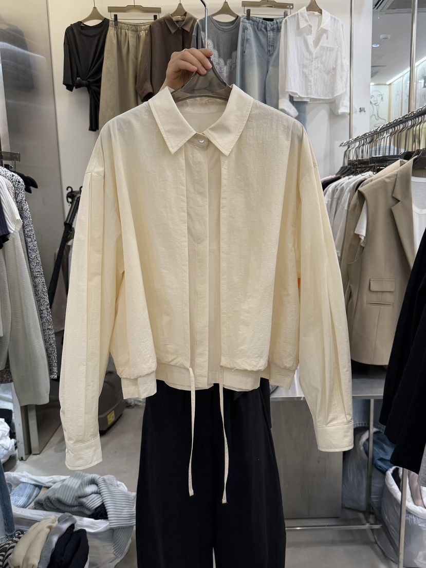 THE SIL韓國代購女裝新款時尚休閑26夏季襯衫蕾絲衫雙層THE SIL/1 2ILLY襯衫/蕾絲衫圖色1