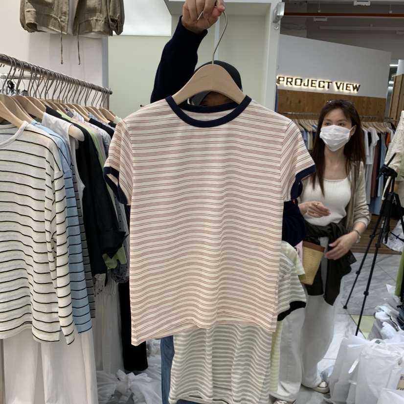 MADEMOISELL韓國直郵實拍女士新款時尚職業26春夏推薦T恤MADEMOISELLT恤圖色1