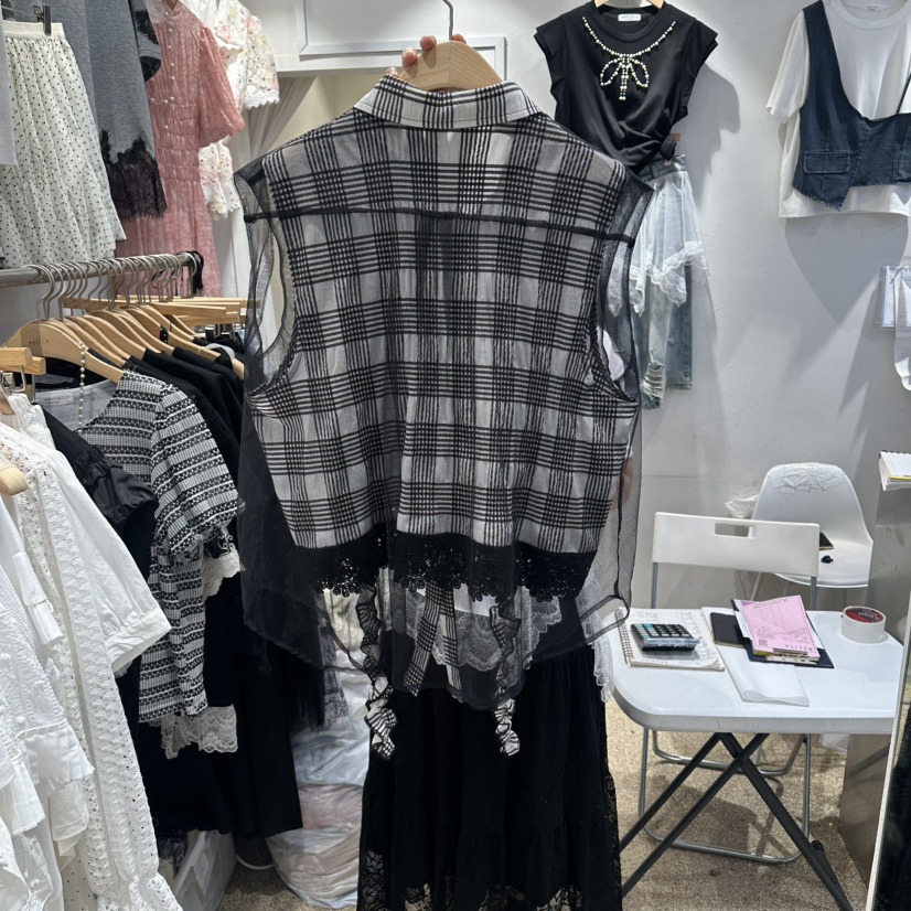 BELITA韓國東大門直郵女士新款人氣時尚職業26春夏襯衫蕾絲衫BELITA襯衫/蕾絲衫