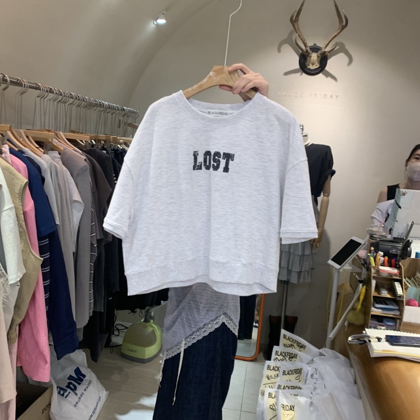 BLACKFRIDAY韓國東大門代購女士新款推薦26夏季人氣職業T恤BLACK FRIDAYT恤圖色2