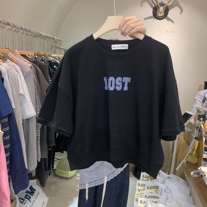 BLACKFRIDAY韓國東大門代購女士新款推薦26夏季人氣職業T恤BLACK FRIDAYT恤圖色3