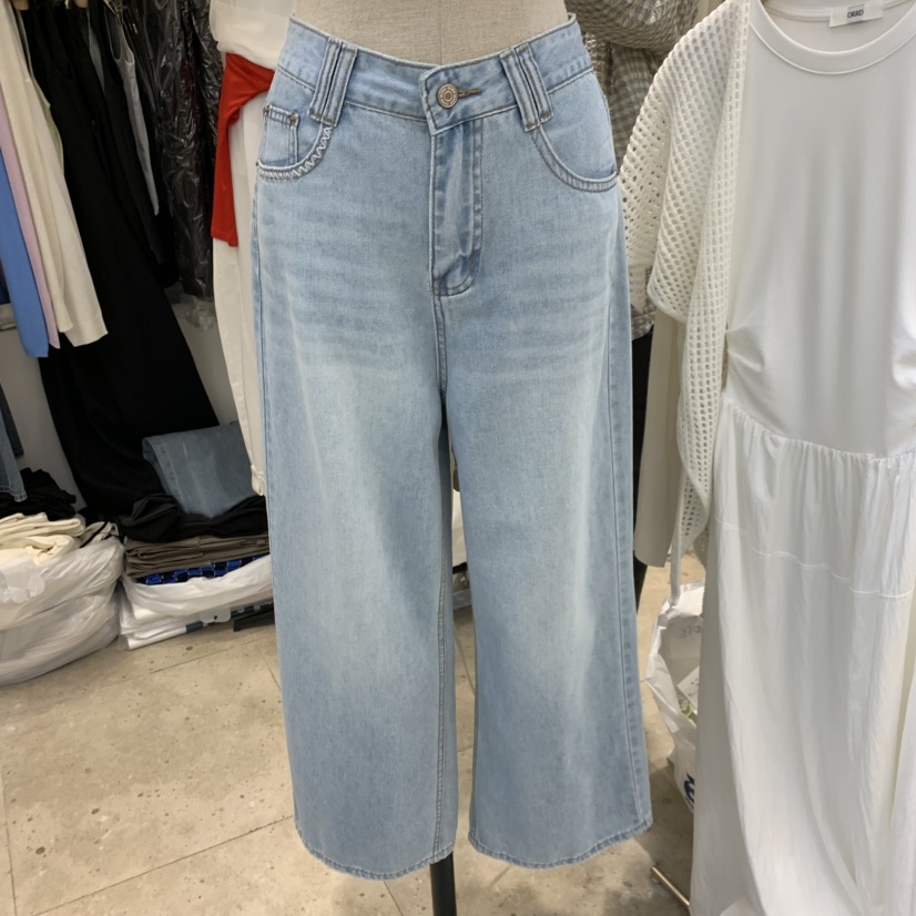 ORRD韓國東大門直郵女裝新品職業26春夏熱賣26夏季牛仔褲ORRD牛仔褲圖色1