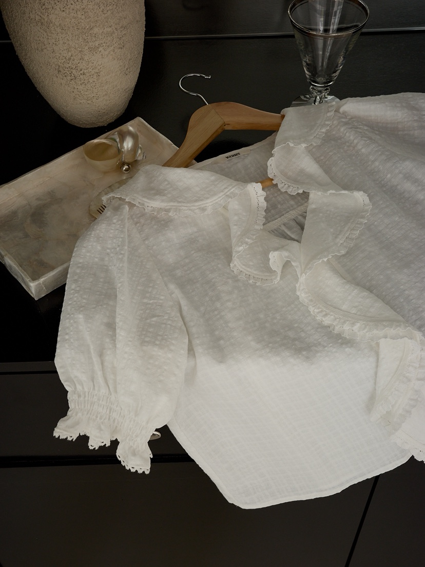 KERRY韓國直郵女士新款休閑職業真品26春夏推薦襯衫蕾絲衫KERRY襯衫/蕾絲衫