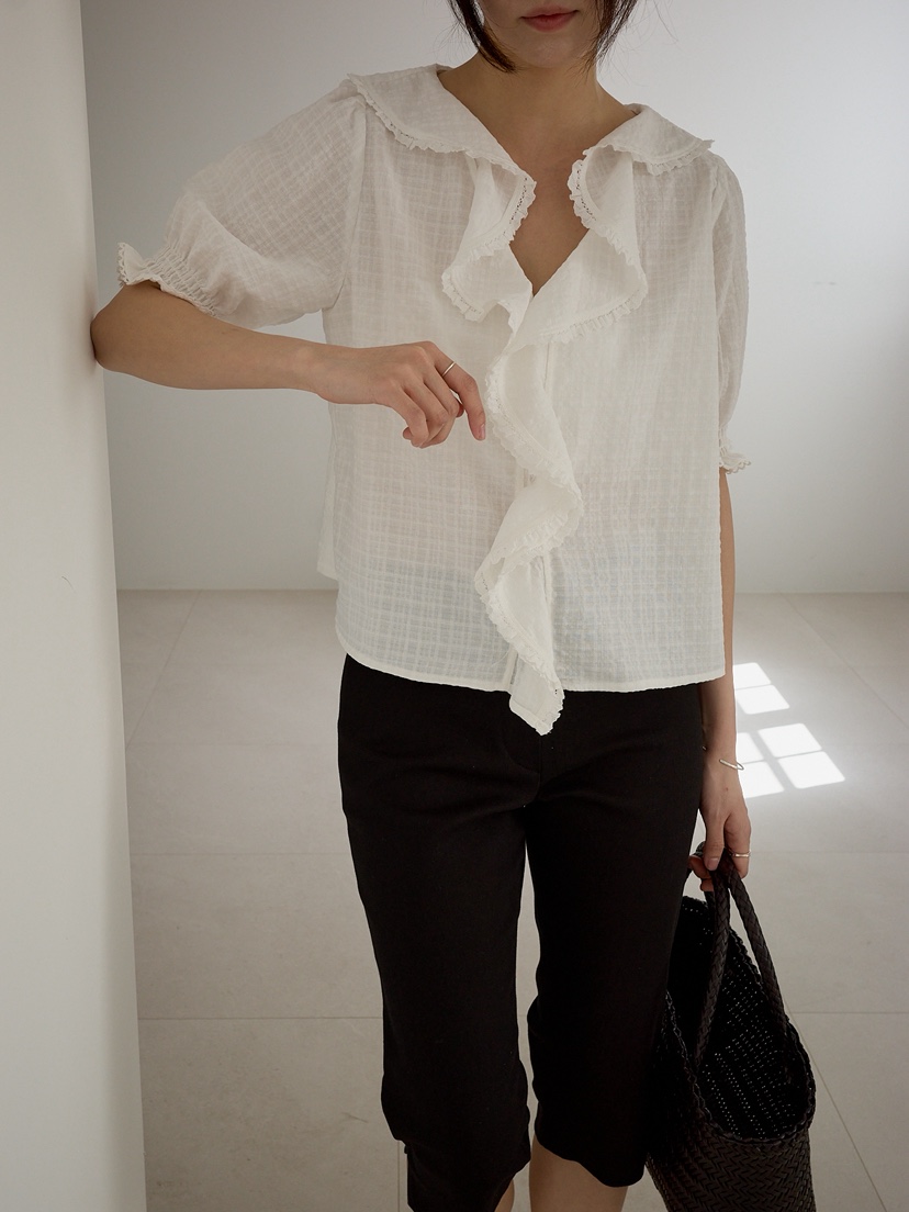 KERRY韓國直郵女士新款休閑職業真品26春夏推薦襯衫蕾絲衫KERRY襯衫/蕾絲衫