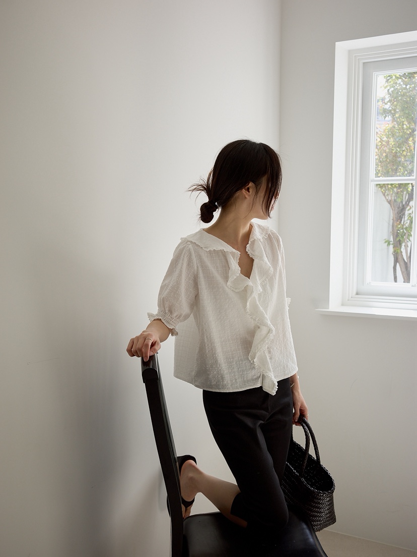 KERRY韓國直郵女士新款休閑職業真品26春夏推薦襯衫蕾絲衫KERRY襯衫/蕾絲衫