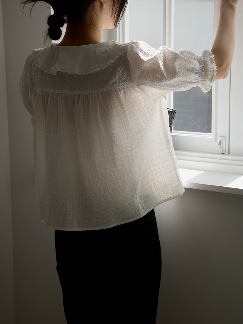 KERRY韓國直郵女士新款休閑職業真品26春夏推薦襯衫蕾絲衫KERRY襯衫/蕾絲衫