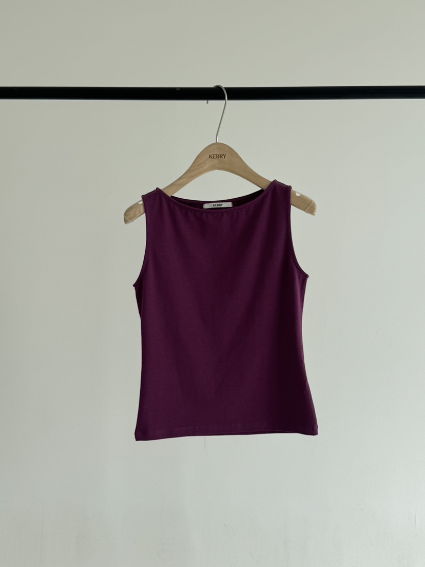 KERRY韓國代購女裝新品職業人氣真品26春夏熱賣吊帶背心船領KERRY吊帶/背心圖色3
