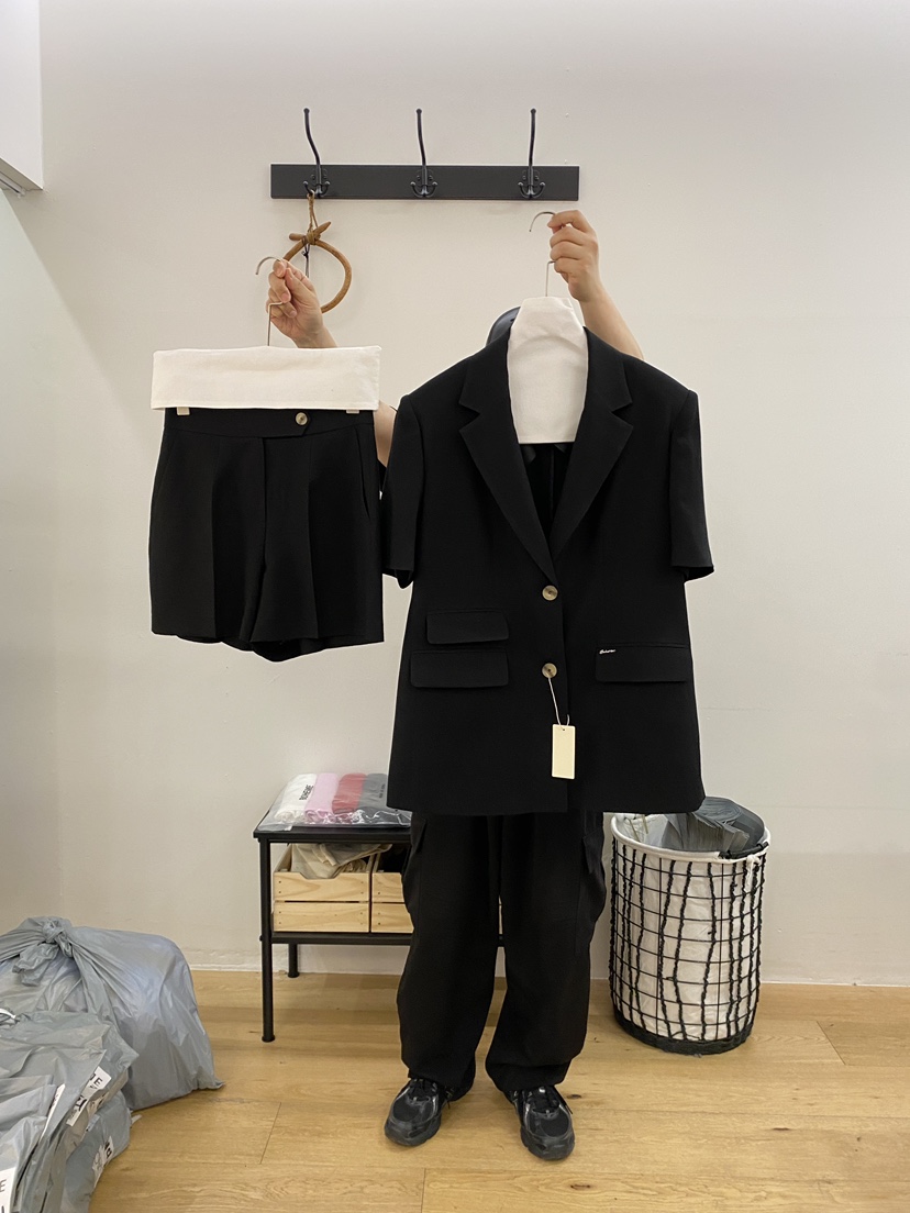 BOHEME東大門直郵女裝新款26春夏職業熱賣推薦時尚夾克亞麻BOHEME夾克