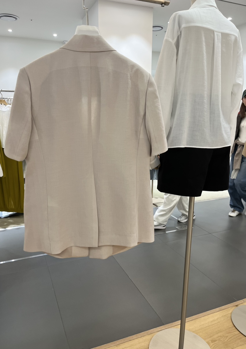 BOHEME東大門直郵女裝新款26春夏職業熱賣推薦時尚夾克亞麻BOHEME夾克