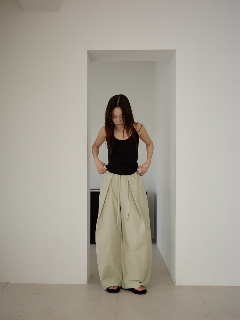 KERRY韓國代購女裝新款26春夏休閑時尚吊帶背心華夫格格紋KERRY吊帶/背心