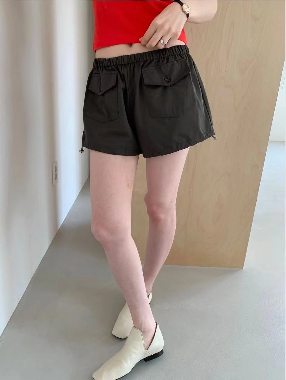 WEARRAW/WELL ROW東大門代購女裝新款26春夏短褲口袋系帶WEARRAW/WELL ROW短褲圖色2