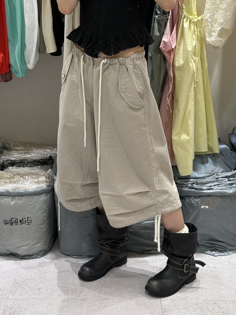 SHIRRING東大門直郵女裝新款26春夏推薦熱賣職業時尚短褲SHIRRING短褲