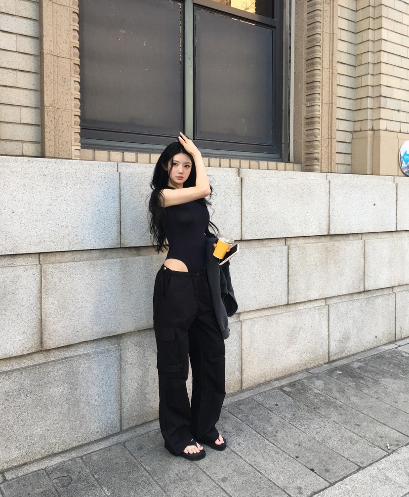 MOMENT東大門實拍女裝新款推薦時尚熱賣人氣職業真品休閑褲MOMENT/RECOVER休閑褲