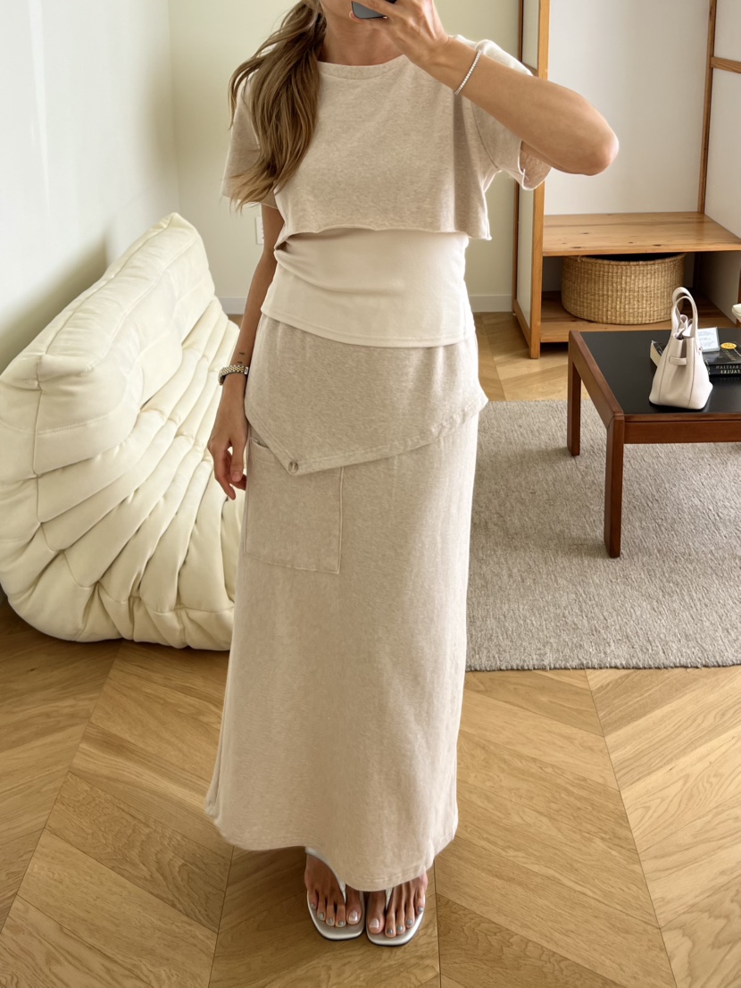 BOLD韓國直郵女裝新品真品時尚職業休閑26春夏人氣熱賣長裙BOLD長裙