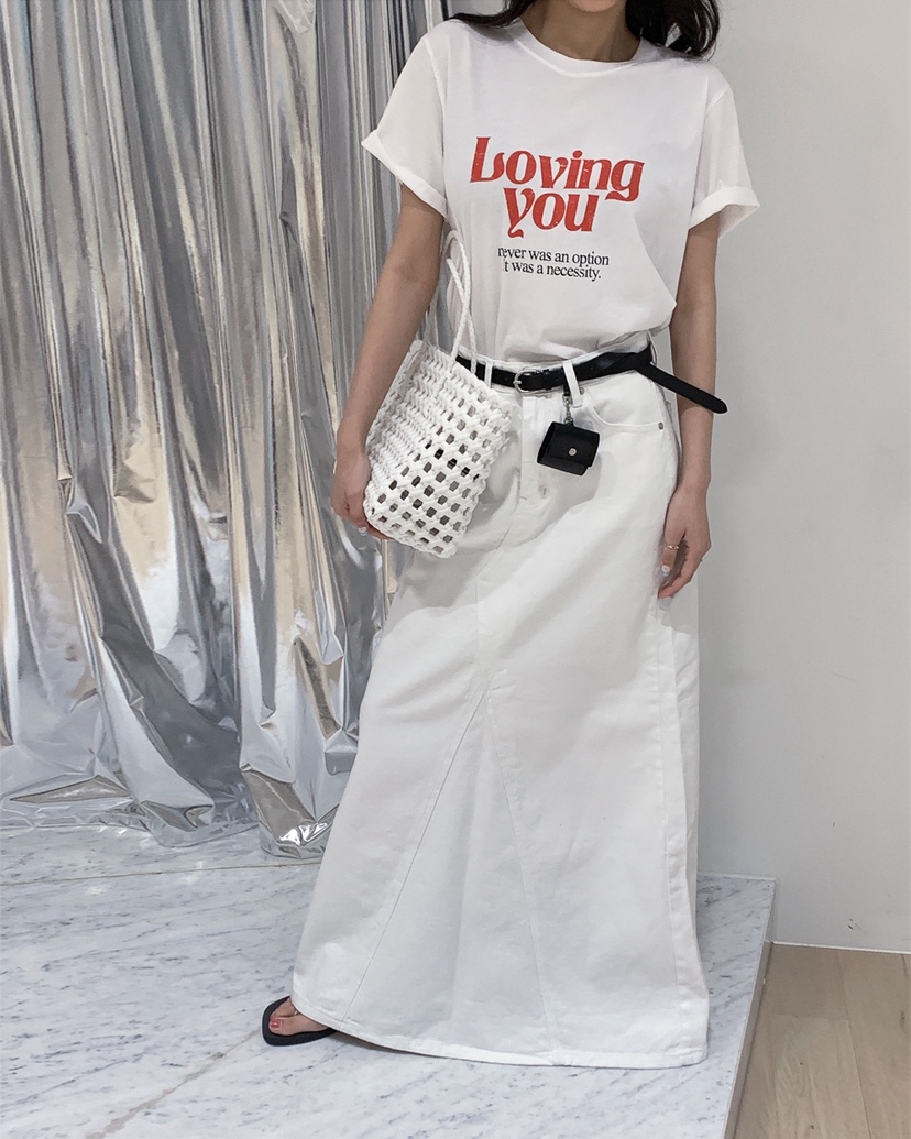 LIVE AID-P東大門實拍女裝新品推薦時尚真品休閑26春夏T恤LIVE AID-PT恤