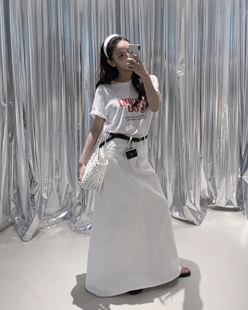 LIVE AID-P東大門實拍女裝新品推薦時尚真品休閑26春夏T恤LIVE AID-PT恤