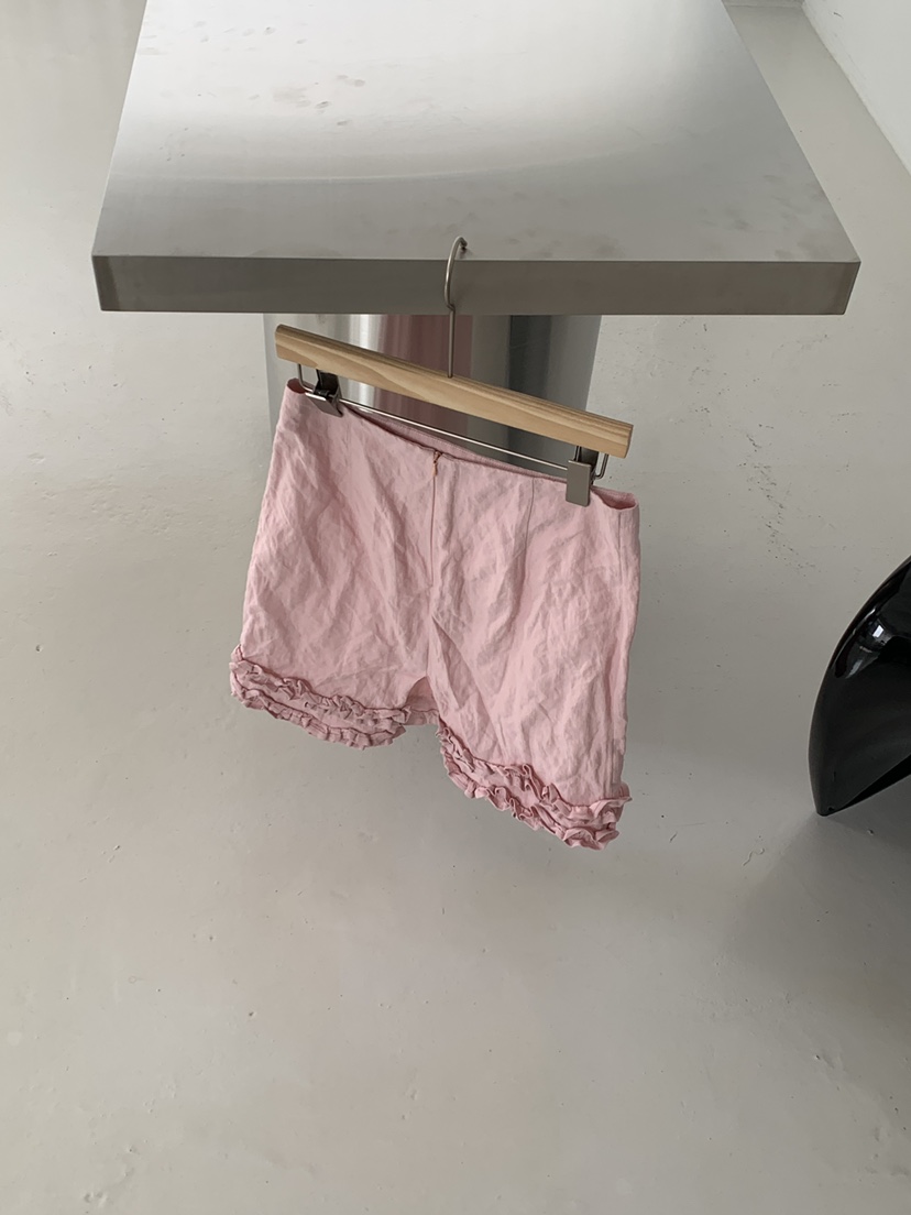 MOVENNE韓國代購女士新款真品26春夏休閑半身裙中短裙荷葉邊MOVENNE半身裙/中短裙