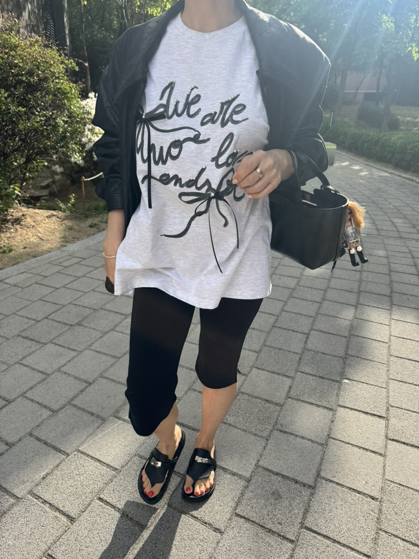 RIAH東大門代購女裝新品職業推薦休閑熱賣26春夏真品T恤絲帶RIAHT恤