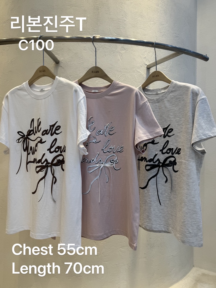 RIAH東大門代購女裝新品職業推薦休閑熱賣26春夏真品T恤絲帶RIAHT恤