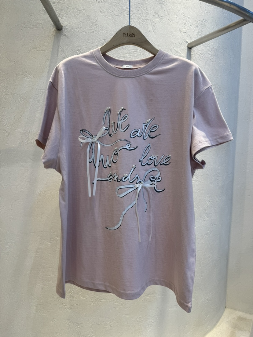 RIAH東大門代購女裝新品職業推薦休閑熱賣26春夏真品T恤絲帶RIAHT恤圖色3