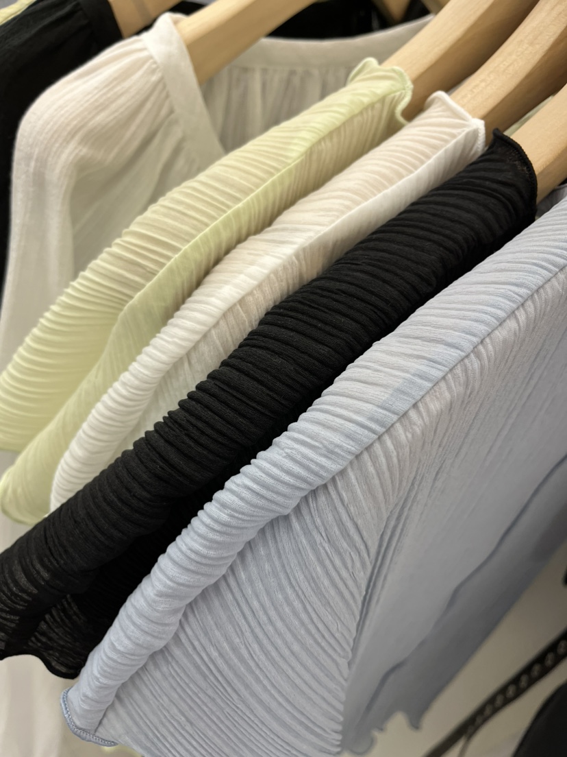 LEMATIN韓國代購女士新款26春夏休閑真品職業推薦T恤褶裥LEMATINT恤