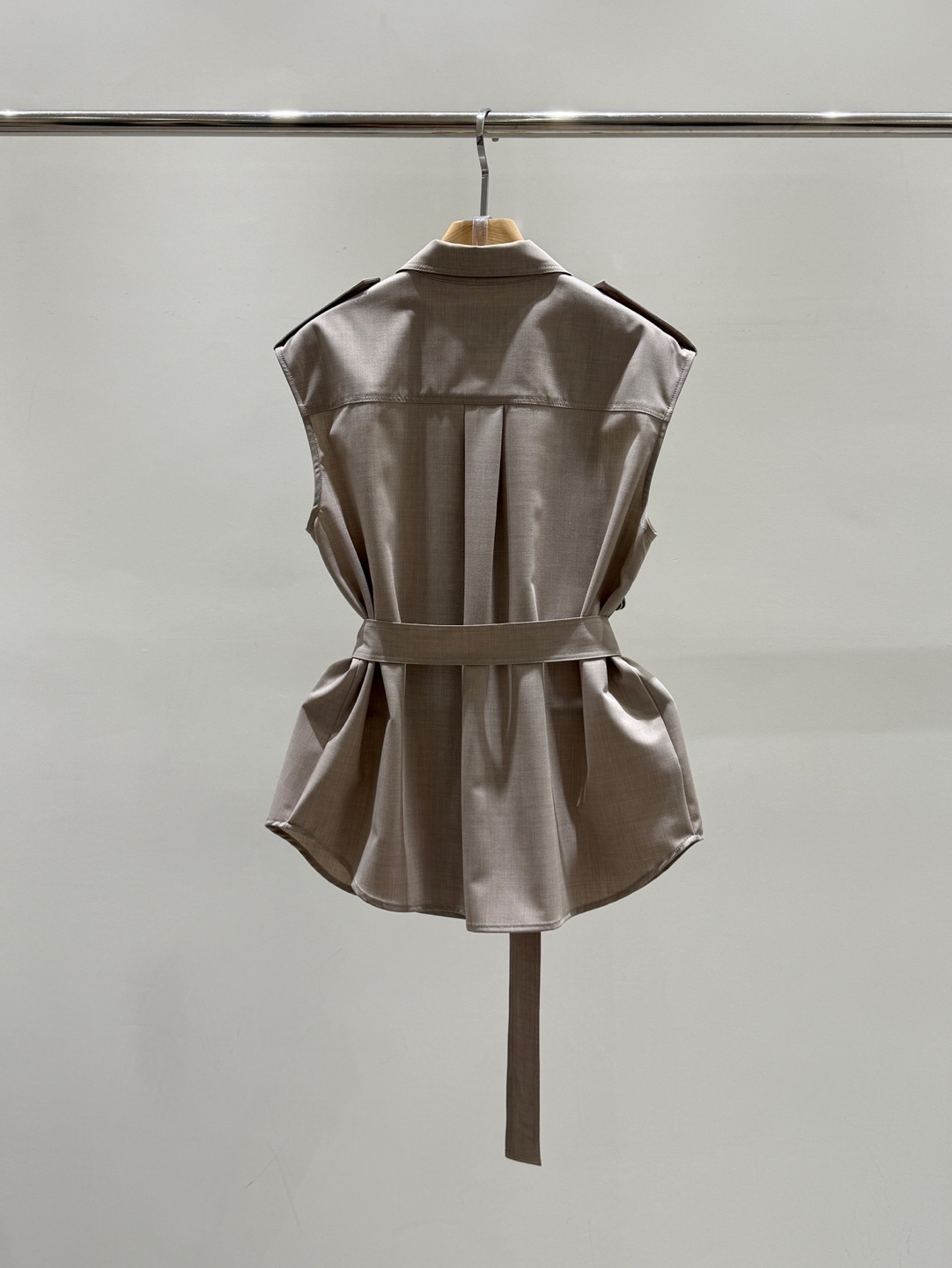 STAGE東大門直郵女士新品熱賣推薦休閑職業人氣馬甲含腰帶STAGE馬甲