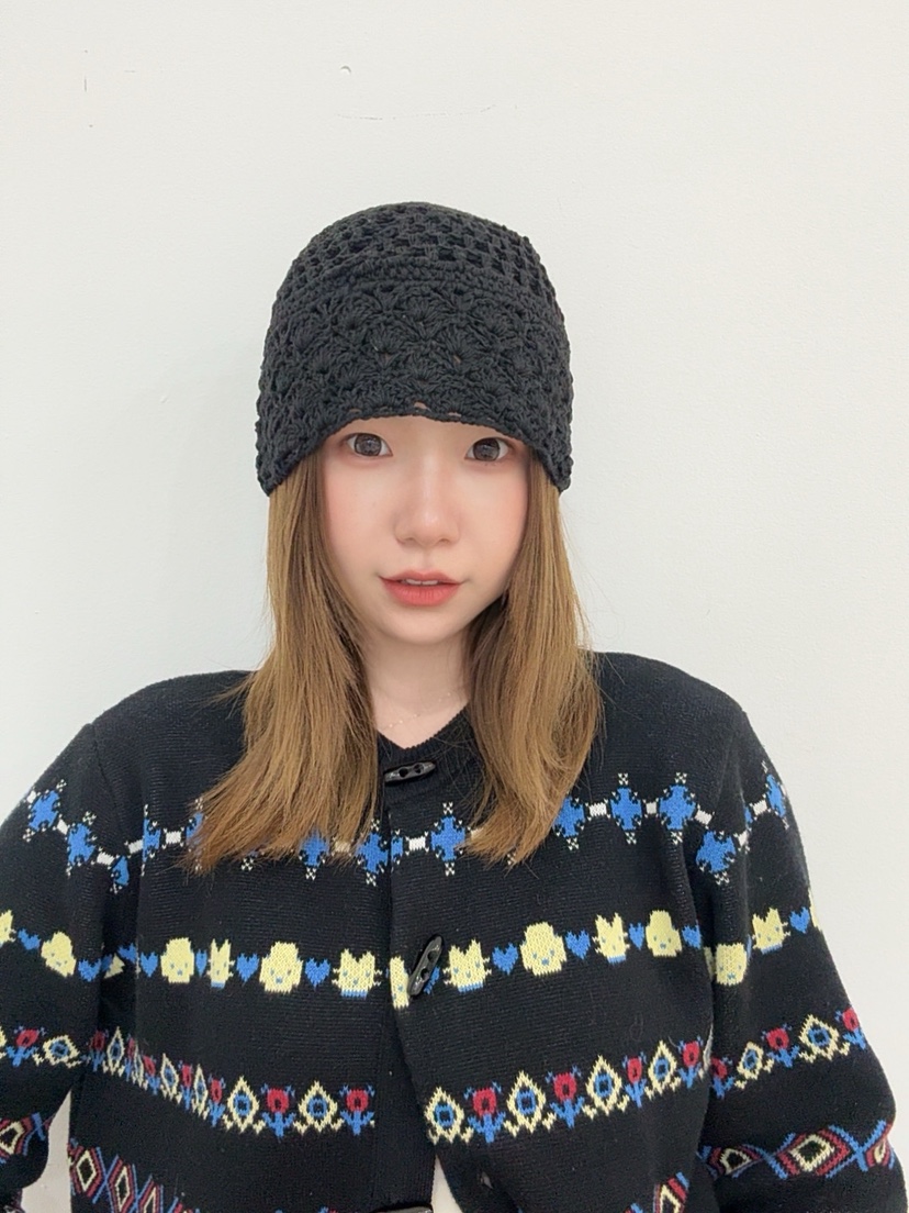 THE HAT-P韓國直郵女裝新款真品26春夏人氣帽子手工花朵THE HAT帽子