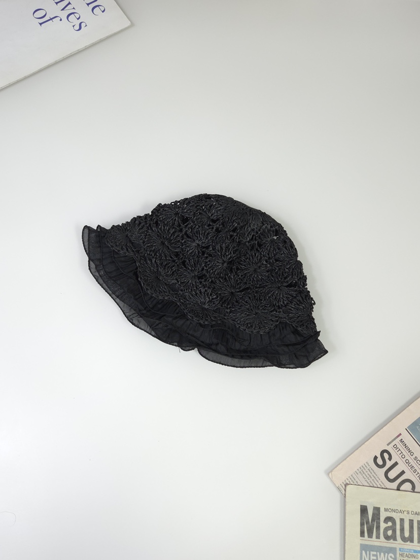 THE HAT-P東大門直郵女裝新款26春夏職業帽子漁夫帽蕾絲THE HAT帽子圖色2