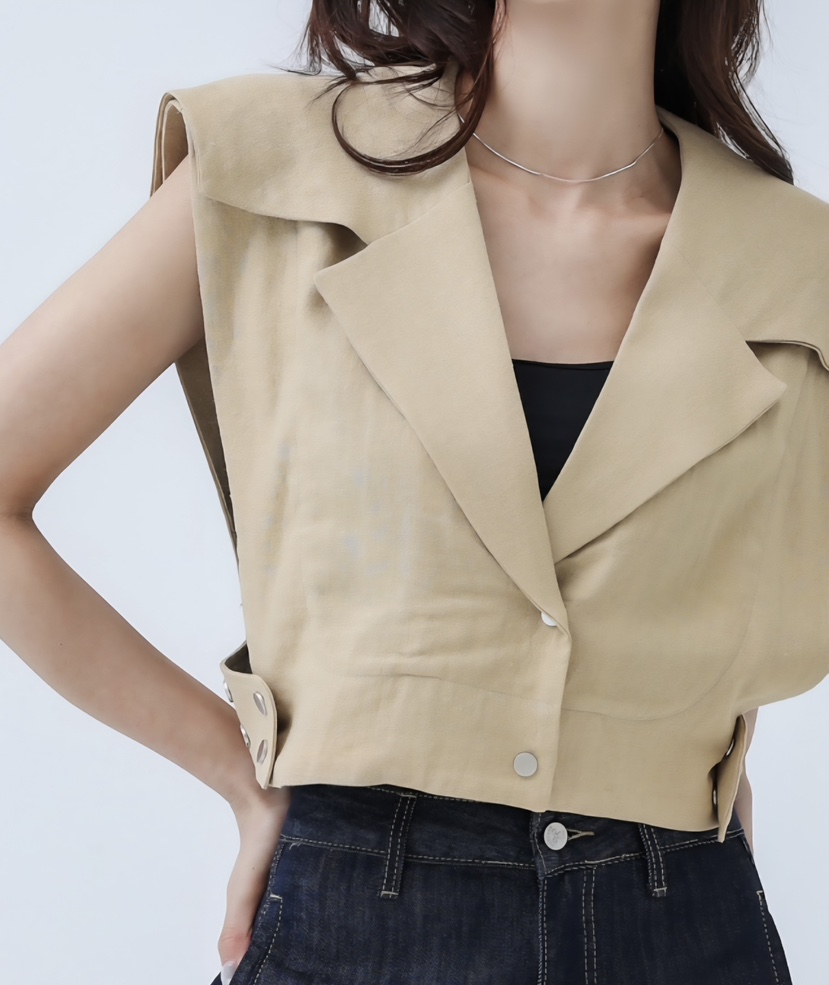 JENNY 1976韓國直郵女裝新款26春夏推薦馬甲不含配飾亞麻JENNY 1976馬甲