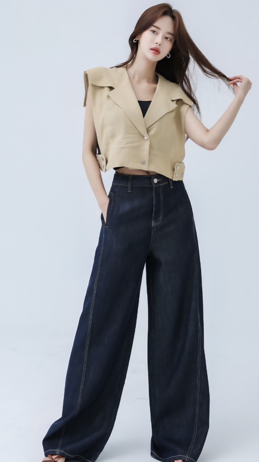 JENNY 1976韓國直郵女裝新款26春夏推薦馬甲不含配飾亞麻JENNY 1976馬甲