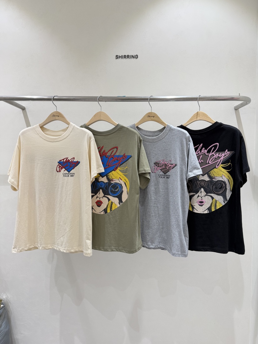 SHIRRING東大門實拍女士新款推薦26春夏真品休閑熱賣人氣T恤SHIRRINGT恤