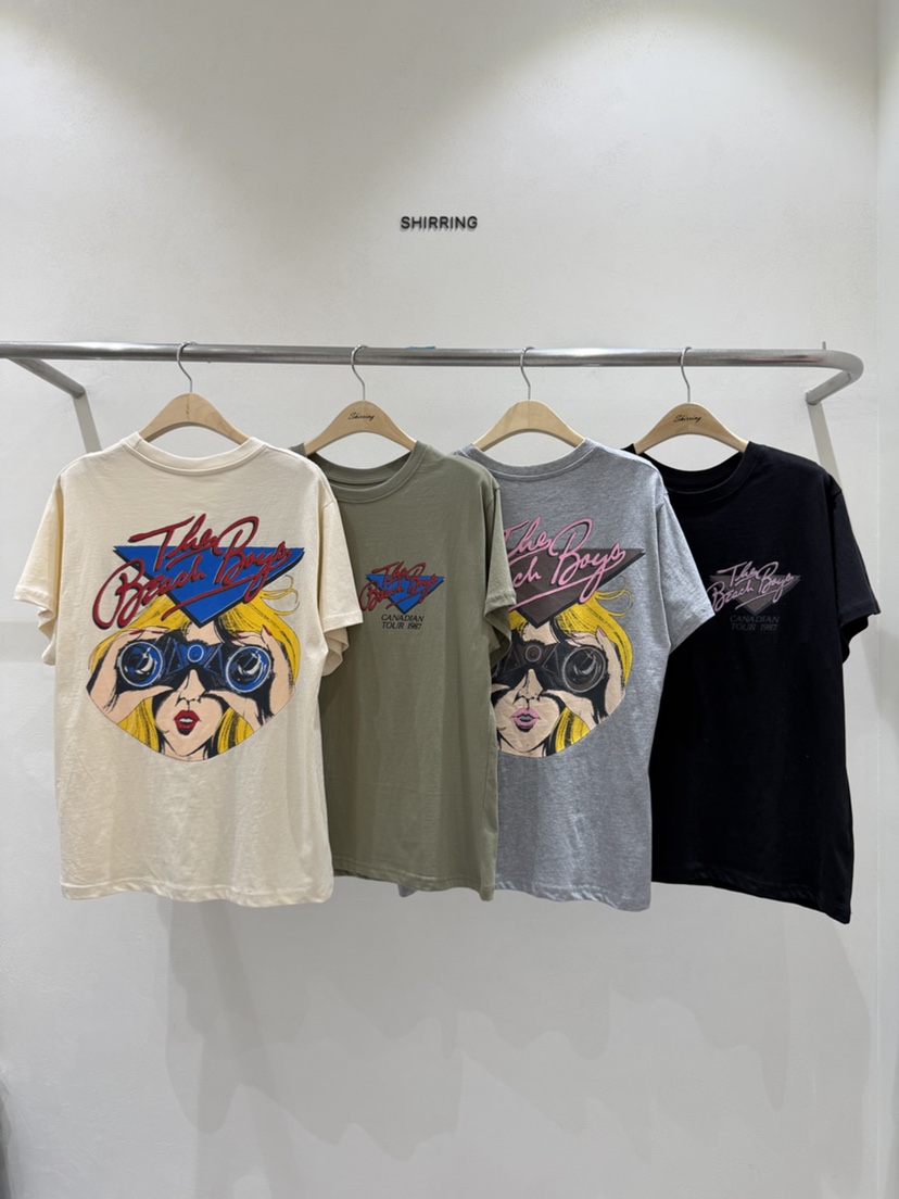 SHIRRING東大門實拍女士新款推薦26春夏真品休閑熱賣人氣T恤SHIRRINGT恤