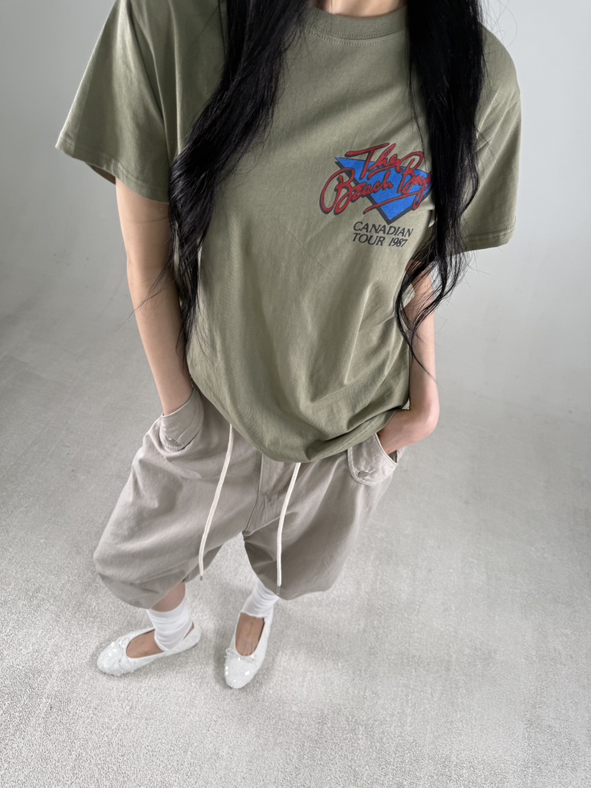 SHIRRING東大門實拍女士新款推薦26春夏真品休閑熱賣人氣T恤SHIRRINGT恤