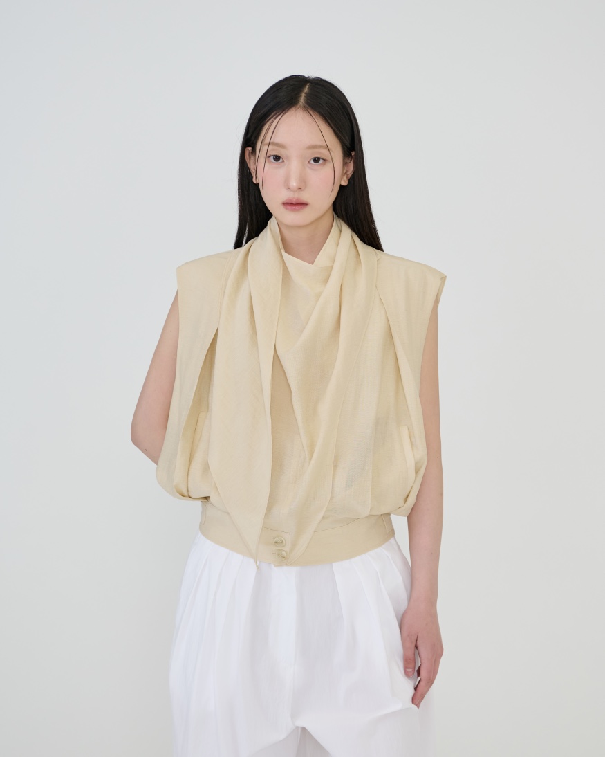 STAGE東大門代購女裝新款人氣推薦休閑真品職業吊帶背心圍巾STAGE吊帶/背心