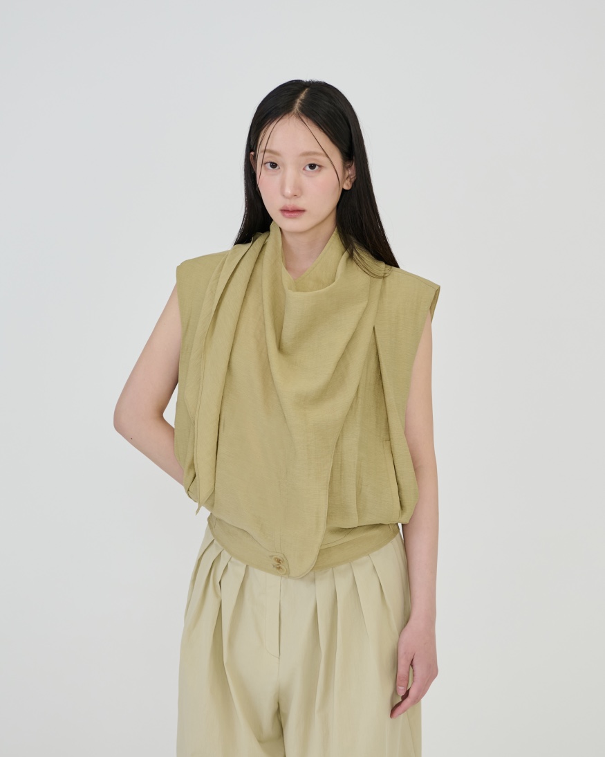 STAGE東大門代購女裝新款人氣推薦休閑真品職業吊帶背心圍巾STAGE吊帶/背心