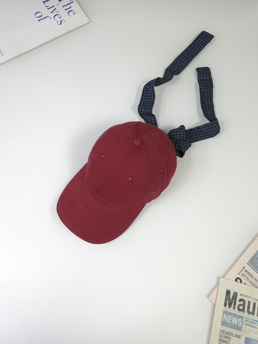THE HAT-P東大門實拍女裝新品熱賣推薦帽子復古格紋絲帶THE HAT帽子圖色1
