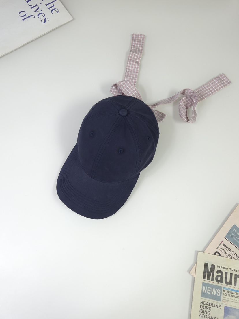 THE HAT-P東大門實拍女裝新品熱賣推薦帽子復古格紋絲帶THE HAT帽子圖色3