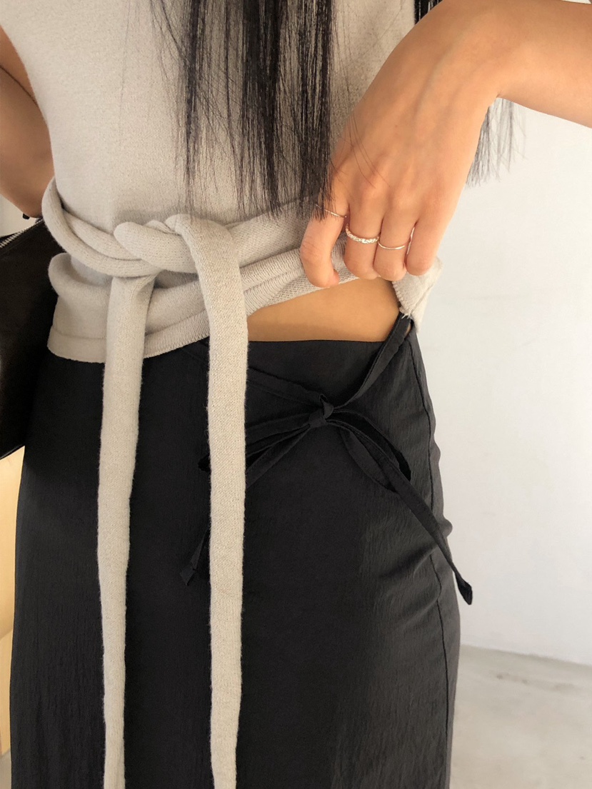 MOMENT韓國直郵女士新款人氣職業休閑真品26春夏時尚長裙MOMENT/RECOVER長裙