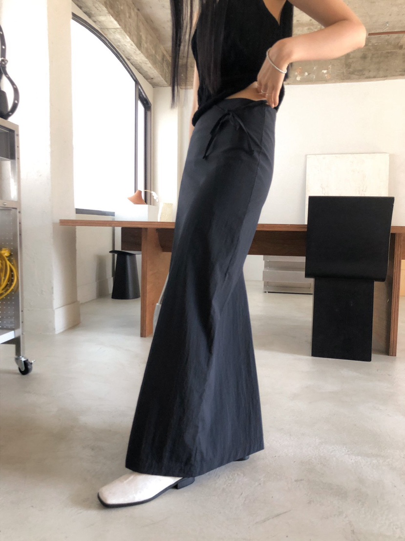 MOMENT韓國直郵女士新款人氣職業休閑真品26春夏時尚長裙MOMENT/RECOVER長裙