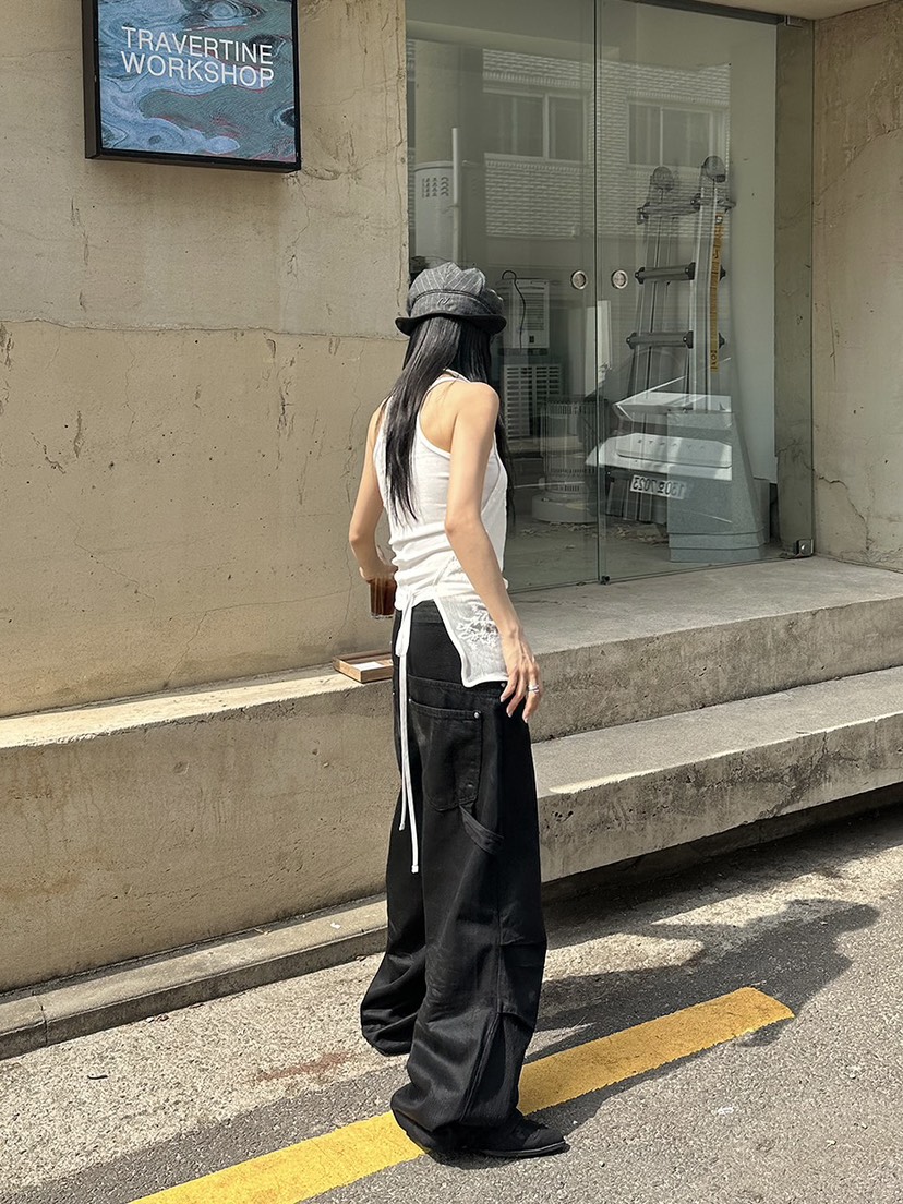 MOMENT韓國直郵女裝新款時尚人氣職業真品吊帶背心不含內搭MOMENT/RECOVER吊帶/背心