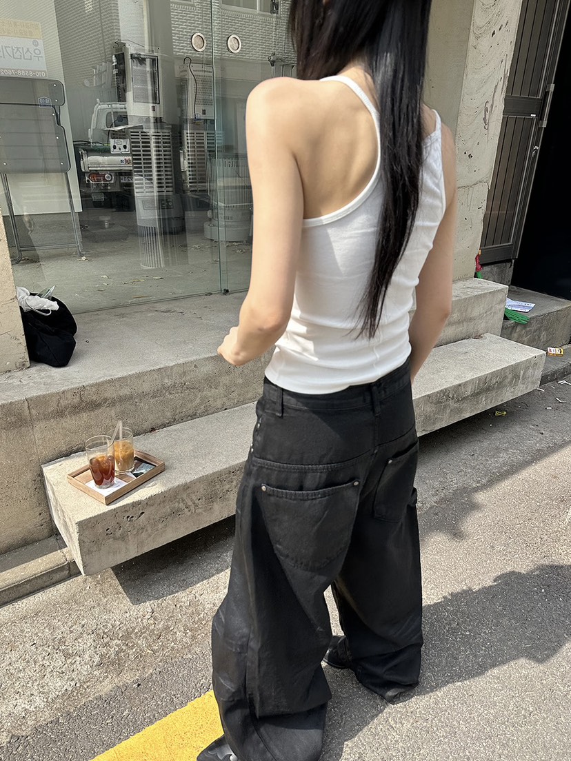 MOMENT韓國直郵女裝新款時尚人氣職業真品吊帶背心不含內搭MOMENT/RECOVER吊帶/背心