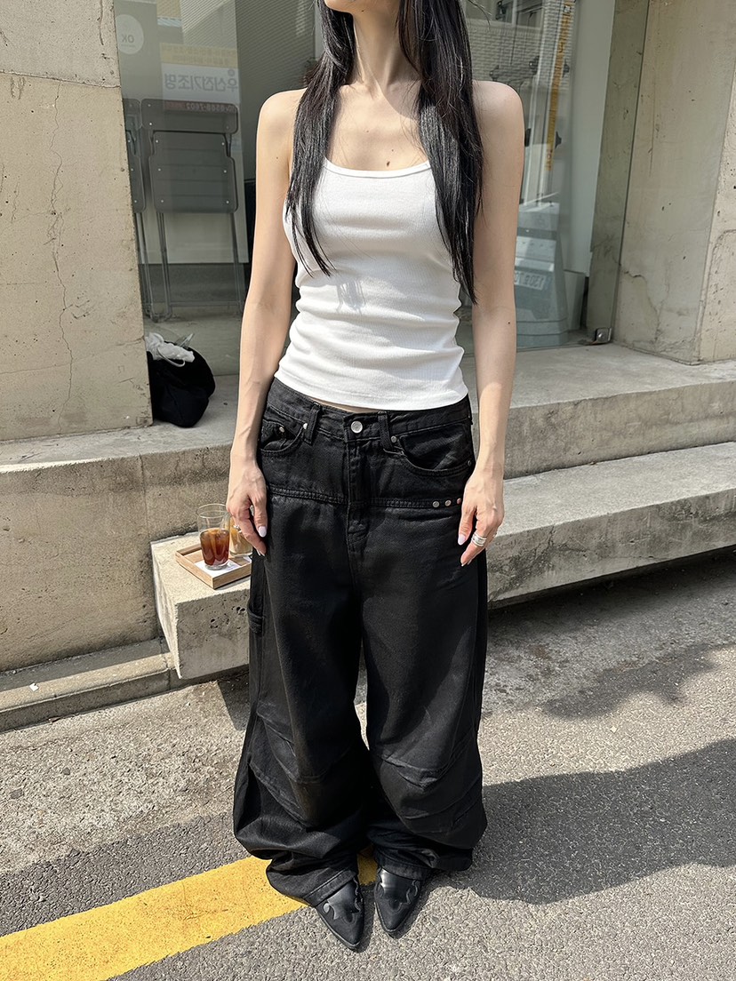 MOMENT韓國直郵女裝新款時尚人氣職業真品吊帶背心不含內搭MOMENT/RECOVER吊帶/背心