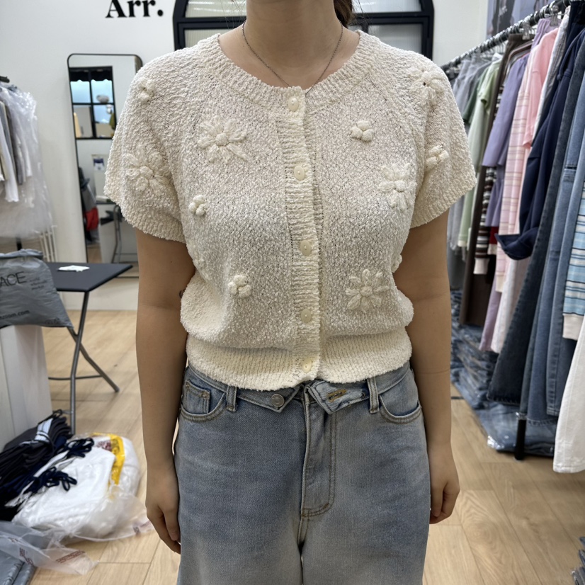 ARR東大門代購女士新款推薦時尚26春夏人氣針織衫羊毛衫開襟ARR針織衫圖色2