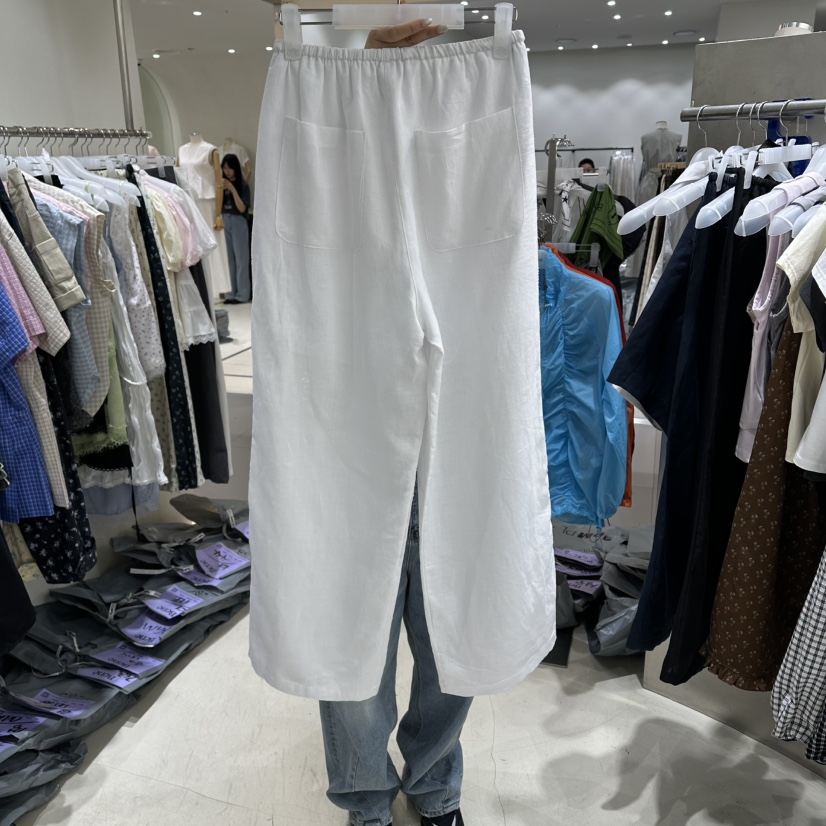 BENE東大門代購女裝新品真品職業休閑推薦人氣休閑褲亞麻BENE休閑褲