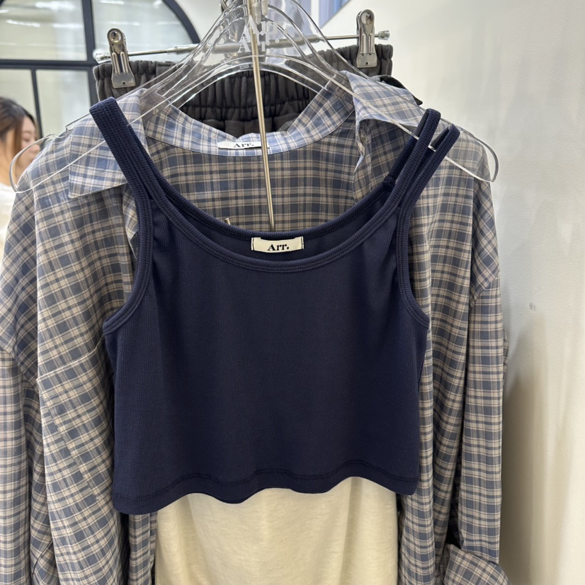 ARR東大門實拍女裝新品休閑26春夏熱賣職業人氣真品吊帶背心ARR吊帶/背心圖色2