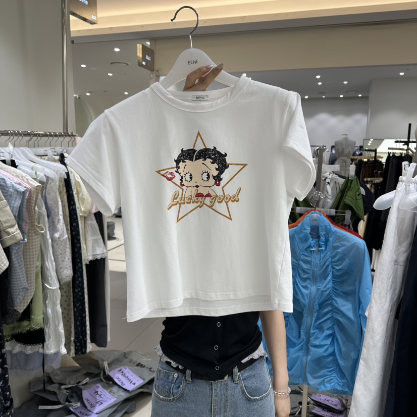 BENE東大門代購女裝新品真品職業26春夏時尚推薦人氣熱賣T恤BENET恤圖色1