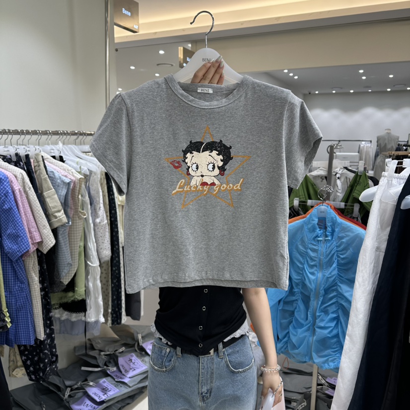 BENE東大門代購女裝新品真品職業26春夏時尚推薦人氣熱賣T恤BENET恤圖色4