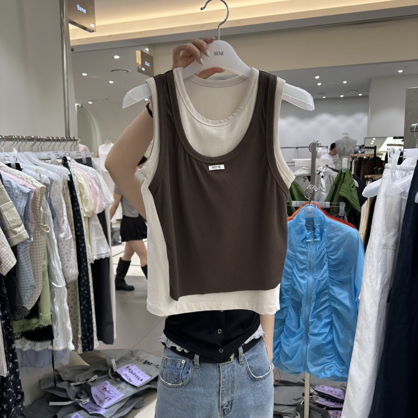 BENE東大門代購女裝新款熱賣時尚休閑人氣推薦真品吊帶背心BENE吊帶/背心圖色2