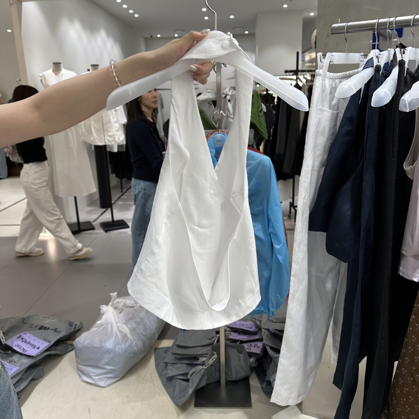 BENE東大門實拍女士新品人氣時尚26春夏熱賣吊帶背心亞麻BENE吊帶/背心